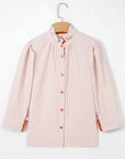 Maren Frilled Collar Down Shirt