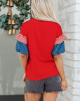 Aspyn Short Puff Sleeve Top