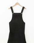 Alexis Front Pockets Corduroy Overall Dress
