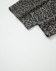 Leopard High Waist Barrel Leg Jeans