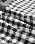 Plaid Patchwork Drawstring Hooded Shacket