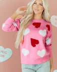 Aliyah Pattern Valentines Day Sweater