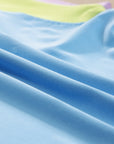Colorblock Cap Sleeve Tee and Pants Set