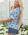 Blair Collared Short Sleeve Blouse