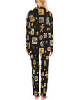 Baha Ranch Vintage Cowgirl Collage Western Pajama Set