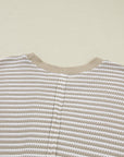 Vanessa Knit Ribbed Trim Long Sleeve PLUS Top