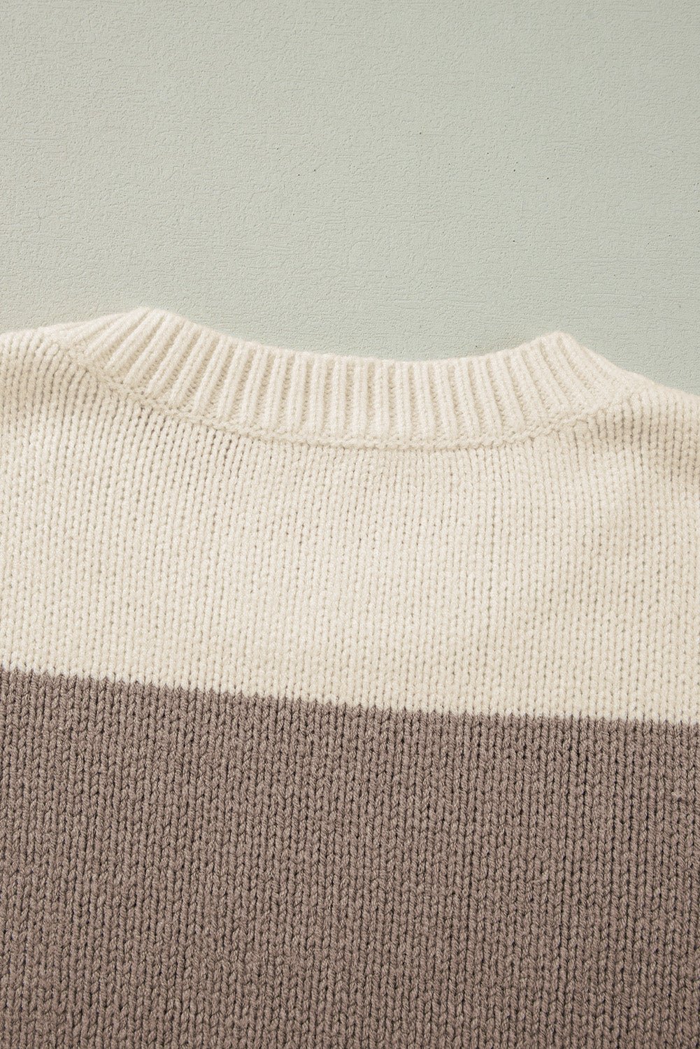 Livia Colorblock Loose Pullover Sweater