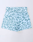 Leopard High Waist Athletic Shorts