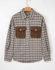 Ava Flap Patchwork Plaid Shacket