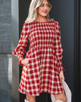 Amelia Puff Sleeve Mini Dress
