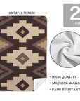 Earth Aztec Set of 2 Dish Towels Kitchen Towel Made in America
