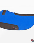 HILASON Western Wool Felt Contoured Horse Saddle Pad W/ Distressed Wear Leather | for Horses