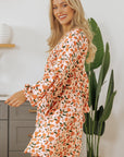Lola Floral Bubble Sleeve Babydoll Dress