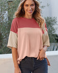 Guinevere Slits Half Sleeve Top