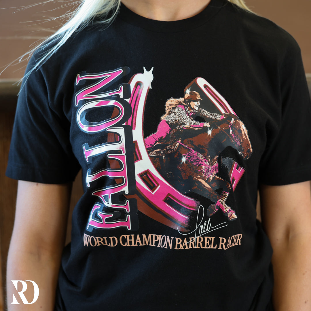 FALLON BLACK GRAPIC | TEE