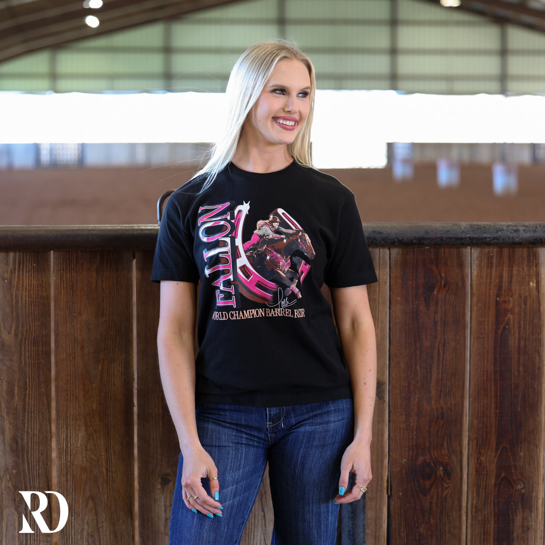 FALLON BLACK GRAPIC | TEE