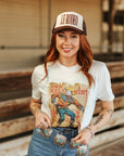 Hell I Won't Vintage Cowboy Graphic Tee