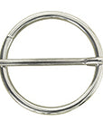 Hilason W. H. Tk. Nickel Plt. Cinch Round Buckle – Hilason