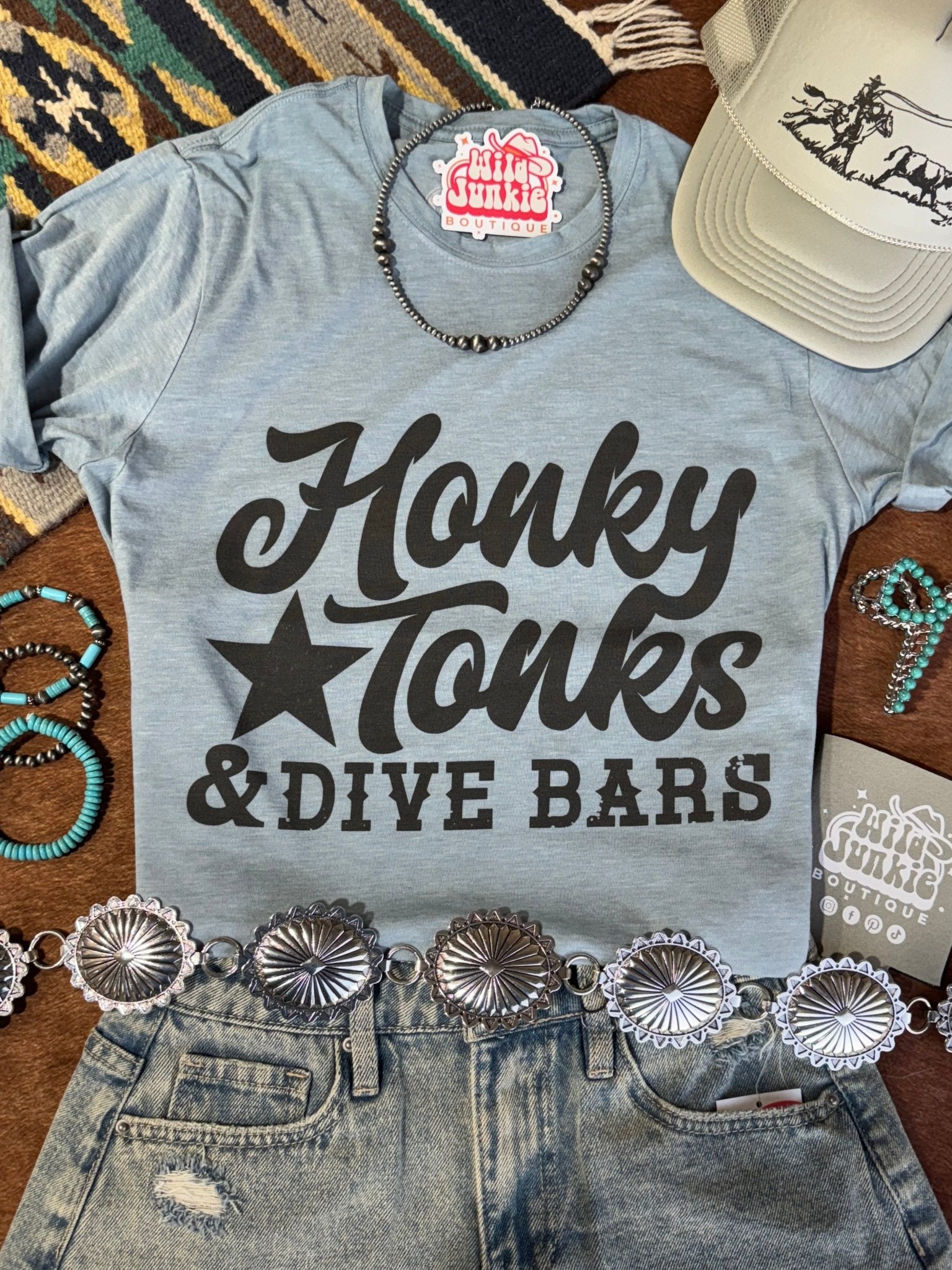 Honky Tonks &amp; Dive Bars Graphic Tee