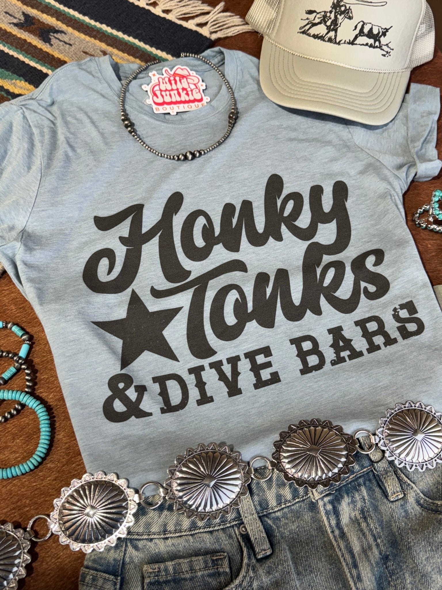 Honky Tonks &amp; Dive Bars Graphic Tee