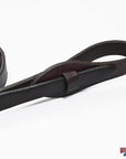 8 Ft Hilason Western Horse Heavy-Duty Barrel Flat Split Reins Genuine Leather Black