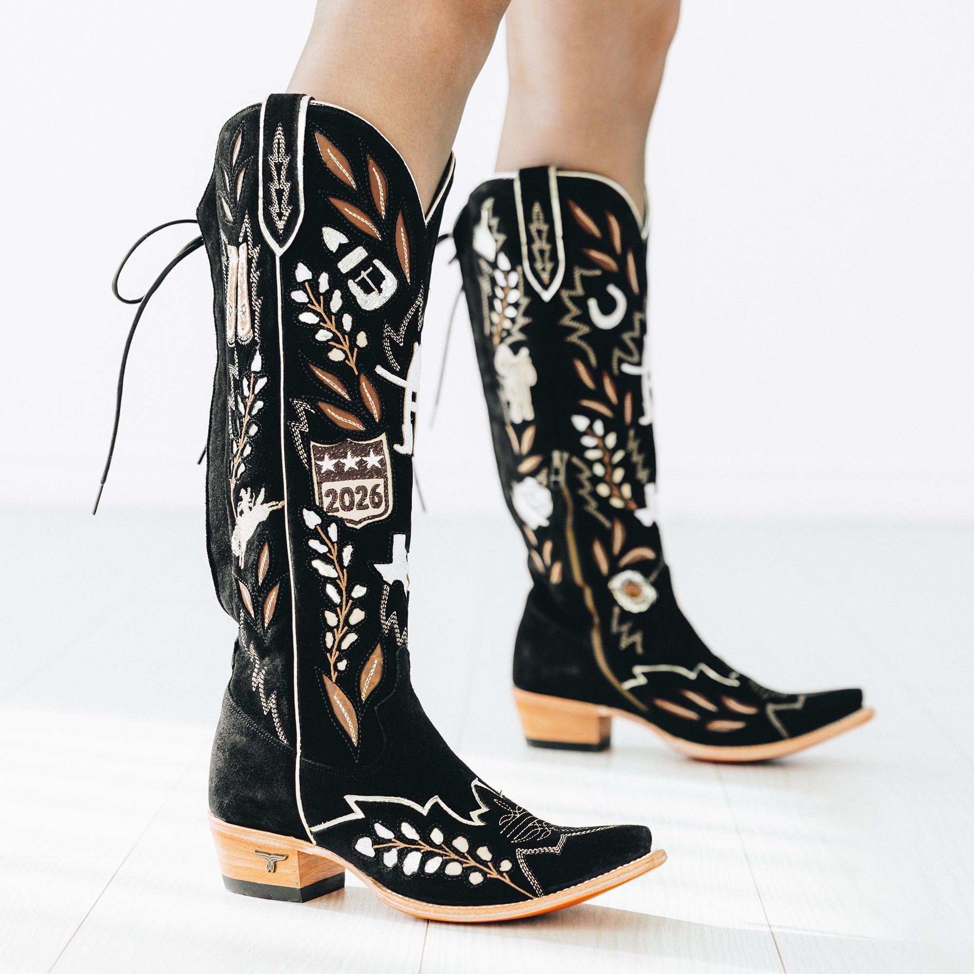 Houston Rodeo Ladies Knee High 2026 Limited Edition - Jet Black