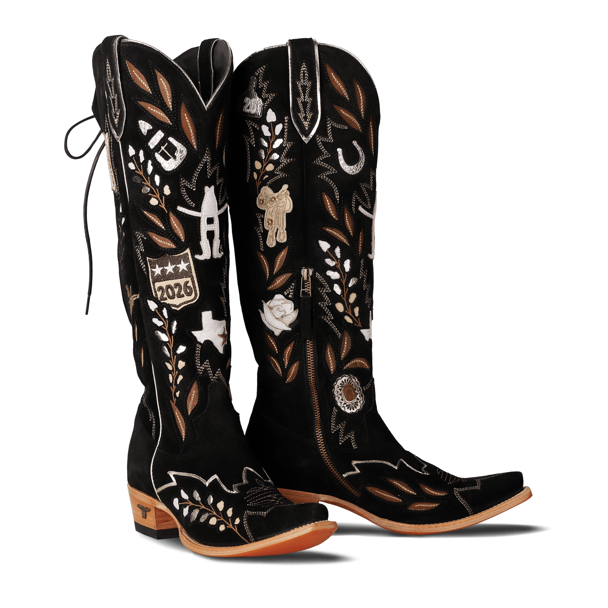 Houston Rodeo Ladies Knee High 2026 Limited Edition - Jet Black