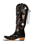 Houston Rodeo Ladies Knee High 2026 Limited Edition - Jet Black