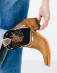 Ladies Ankle Bootie 2026 Limited Edition Desert Clay Leather Western Footwear Unique