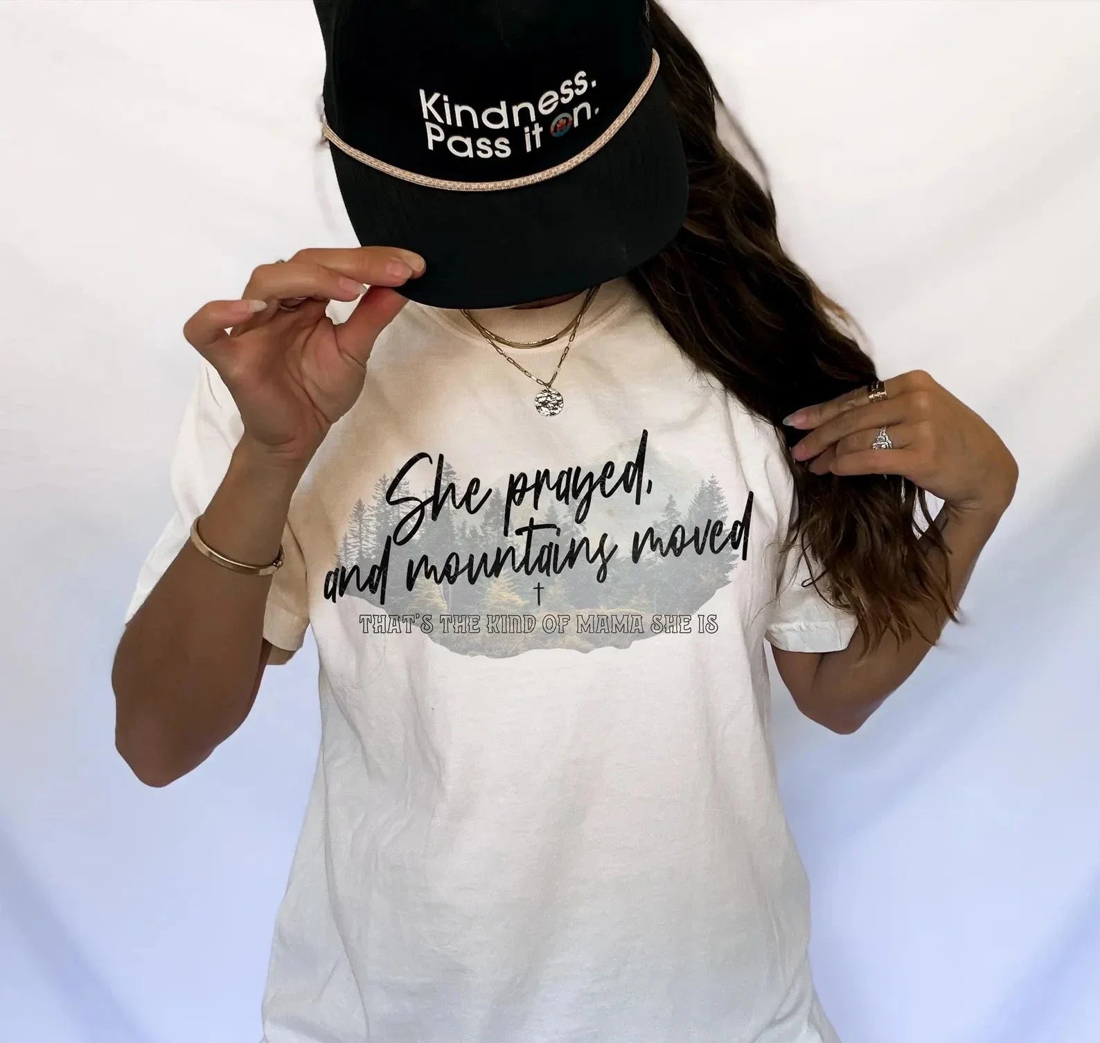 Jesus She Prayed, and Mountains Moved tee &amp; sweatshirt