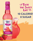 SUGAR FREE STRAWBERRY PINK LEMONADE SYRUP CONCENTRATE