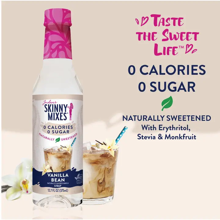 SUGAR FREE NATURALLY SWEETENED VANILLA BEAN SYRUP