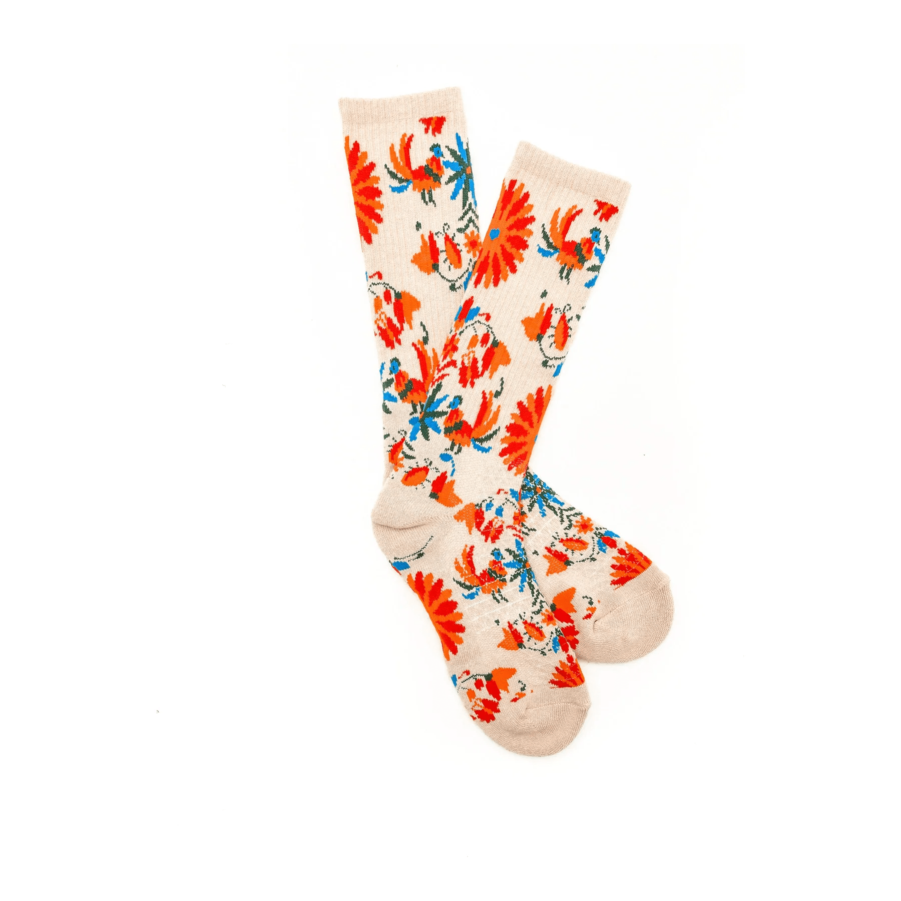 🎁 Fringe Otomi Tan Performance Socks (Galleria) (100% off)