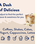 SUGAR FREE NATURALLY SWEETENED VANILLA BEAN SYRUP