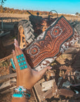 Jessie Jane Brown Hyde Wallet a Haute Southern Hyde by Beth Marie Exclusive