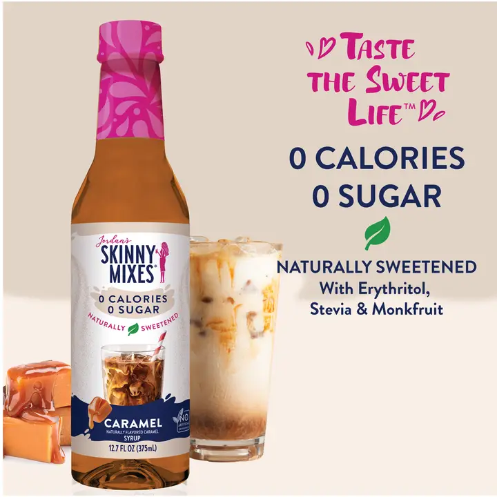 SUGAR FREE NATURALLY SWEETENED CARAMEL SYRUP