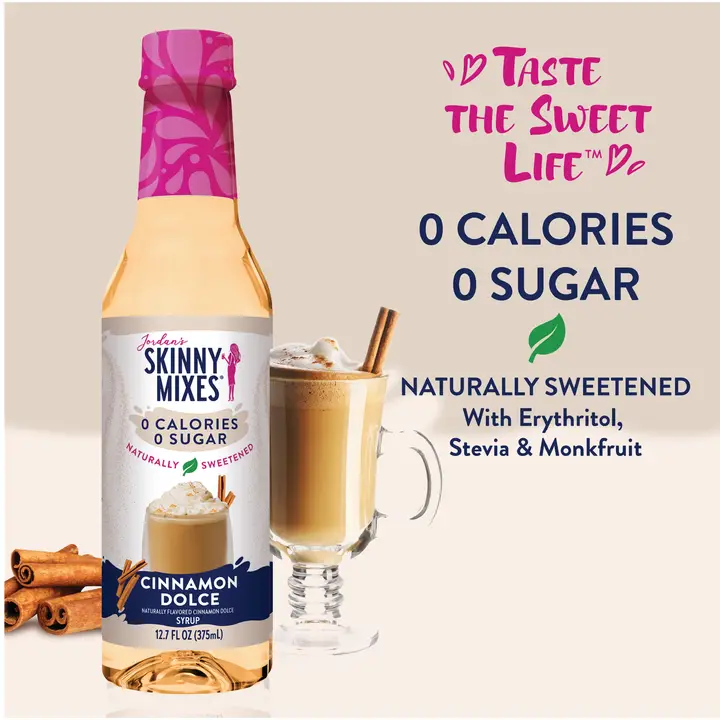 SUGAR FREE NATURALLY SWEETENED CINNAMON DOLCE SYRUP
