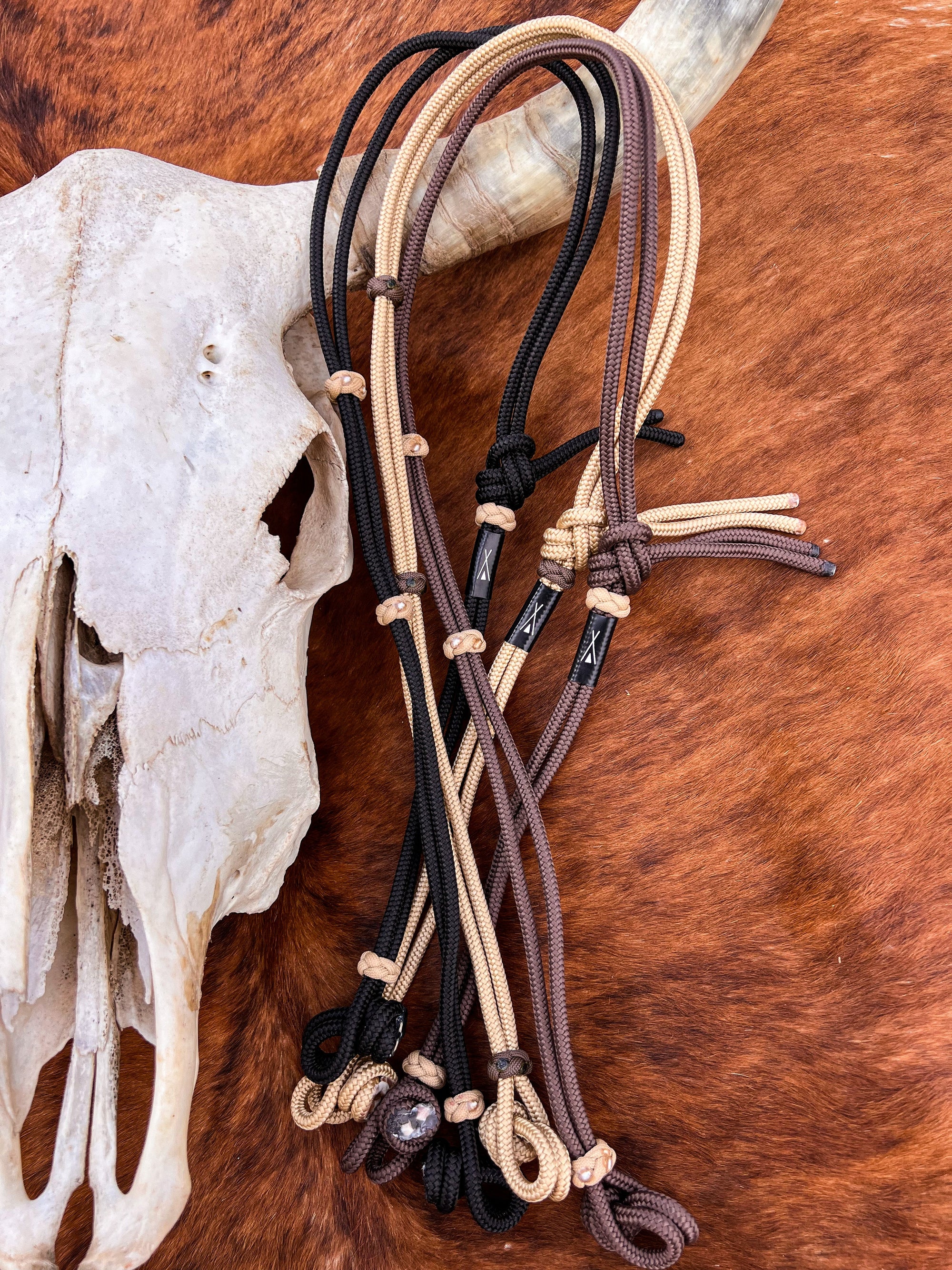 Hand Tied Rope Headstall