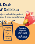 SUGAR FREE STRAWBERRY PINK LEMONADE SYRUP CONCENTRATE
