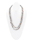 Immeasurable Jasper Black and White Wrap Necklace