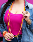 Immeasurable Pink Jade Wrap Necklace