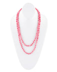 Immeasurable Pink Jade Wrap Necklace