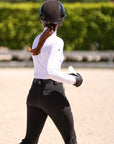 Juliette High Compression Breeches in Black  - Premium