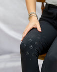 Juliette High Compression Breeches in Black  - Premium