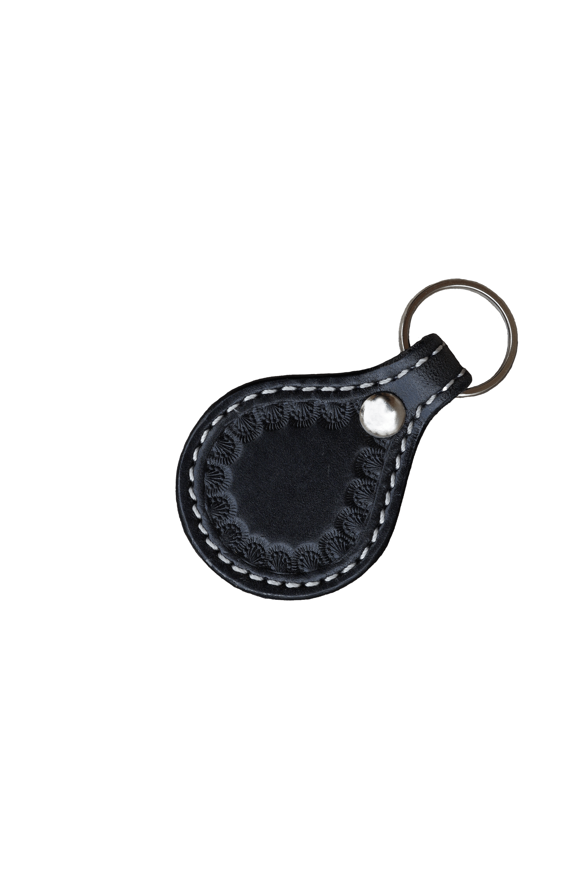 Round Leather Key Chains
