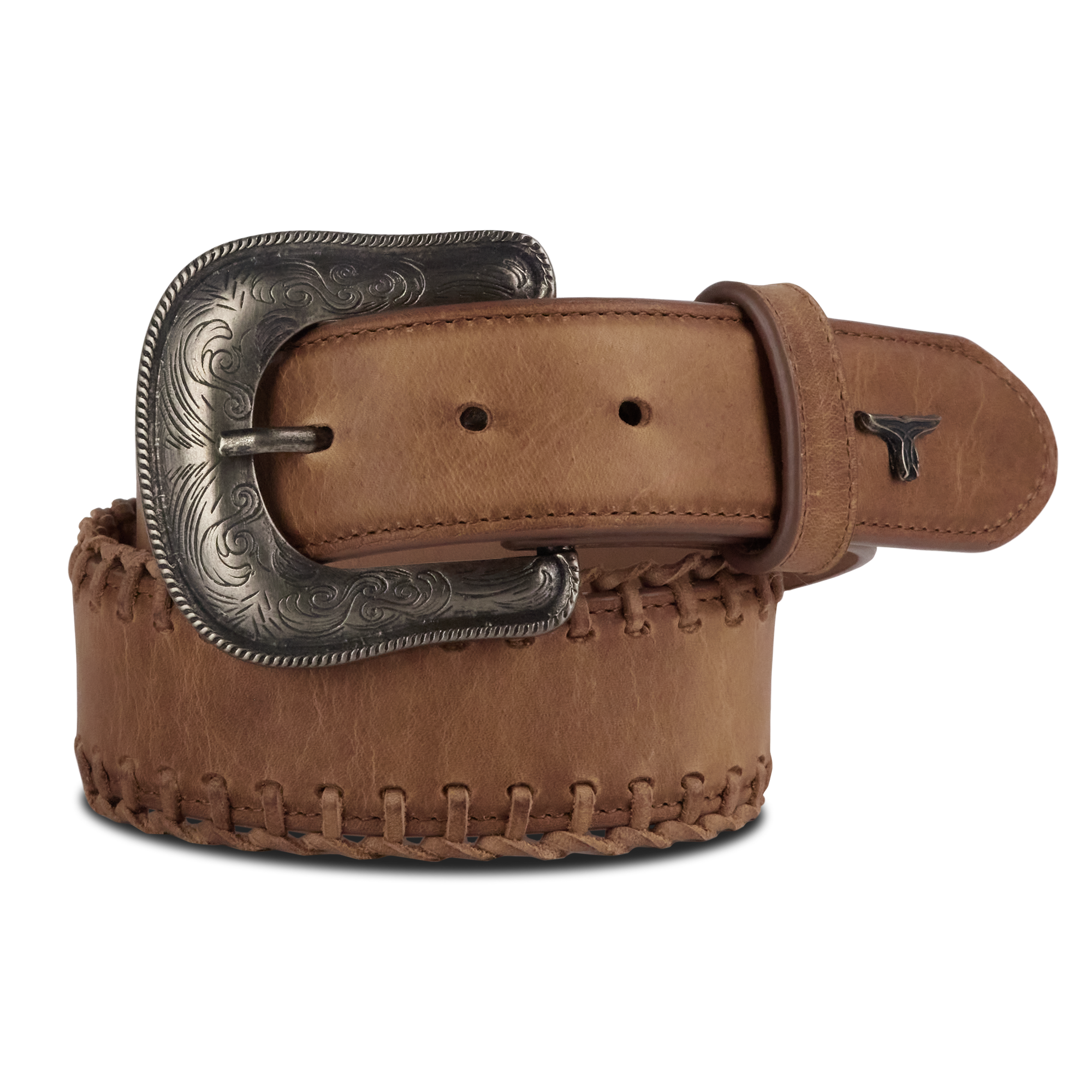 1.5 Woven Laced Belt with Single Buckle - Desert Clay