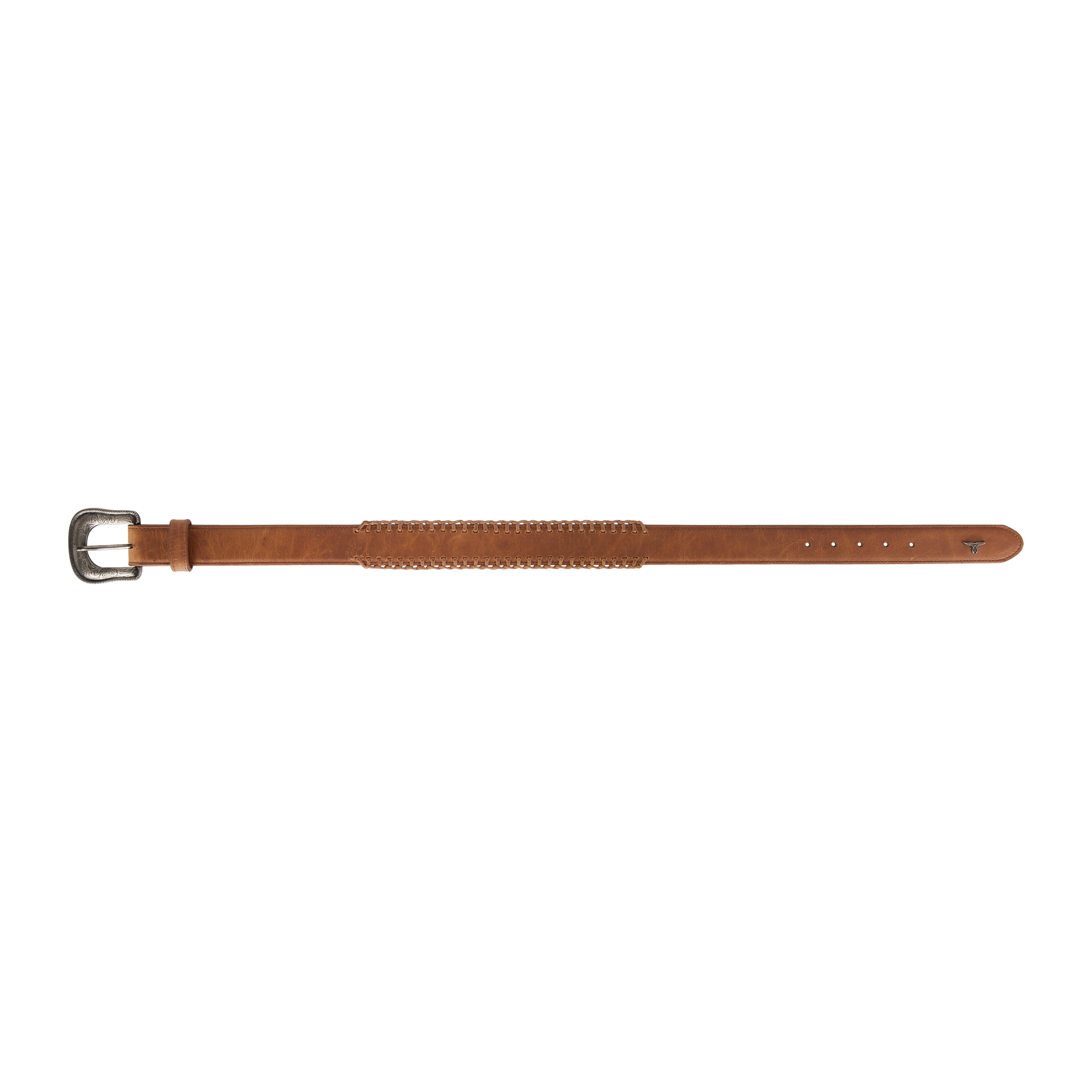 1.5 Woven Laced Belt with Single Buckle - Desert Clay