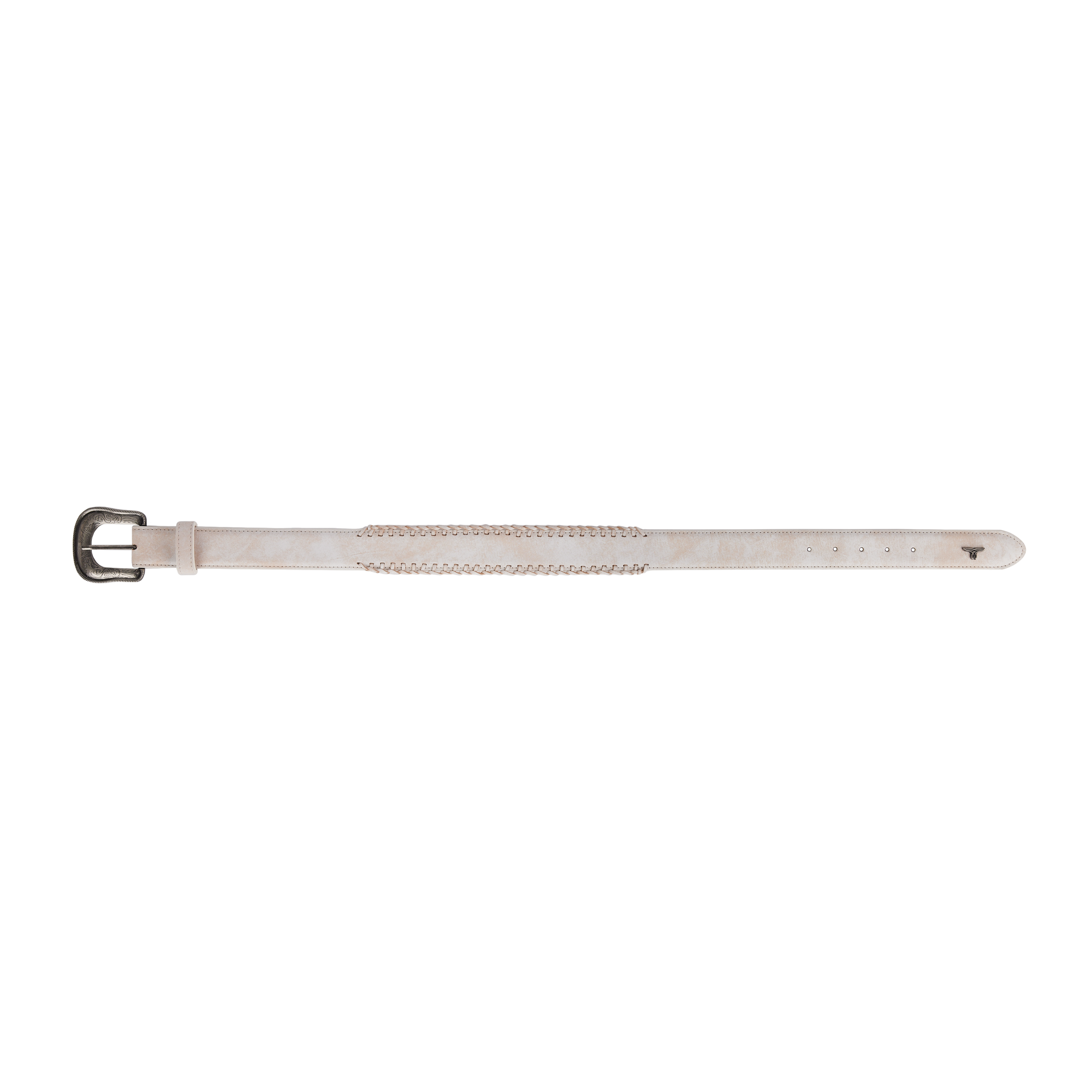 1.5 Woven Laced Belt with Single Buckle - Ceramic Crackle