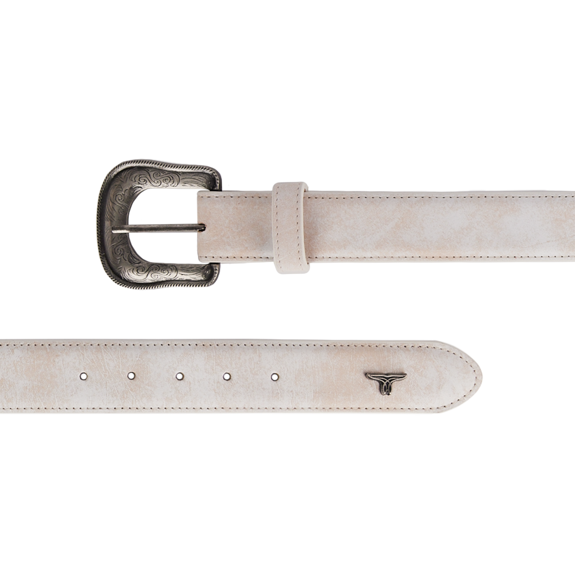 1.5 Woven Laced Belt with Single Buckle - Ceramic Crackle