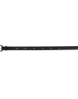 1.5 Overlay Showdown Belt with Conchos and Single Buckle-Jet Black